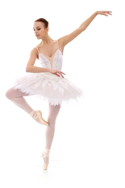 Atemberaubende Ballerina Aktion — Stockfoto