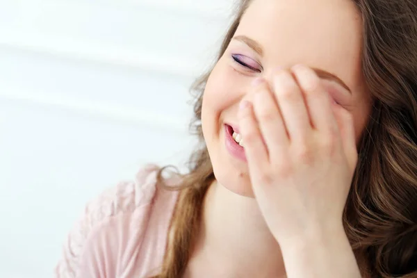 Cute Young Girl Beautiful Face — Stock Photo, Image