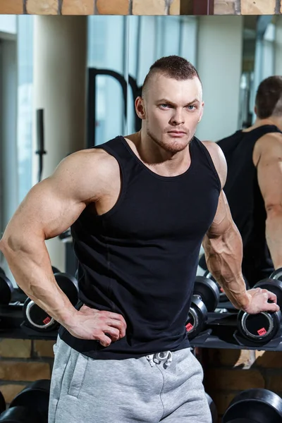 Fitness Musculación Coach Gimnasio — Foto de Stock