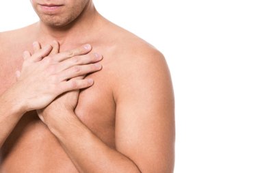 Adam kalp krizi geçirmiş.