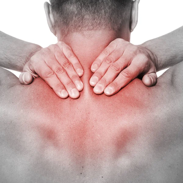Guy Has Pain Neck Stock Photo Racool studio 405898394 guy-has-pain-neck-stock-photo-racool-studio-405898394