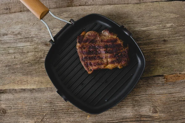 Food Grilled Steak Tray — Stock Photo, Image
