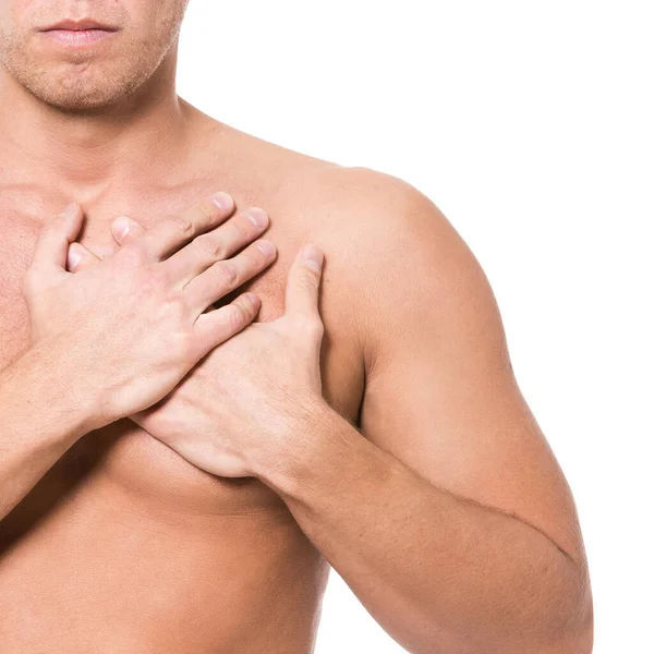 Guy Has Heart Attack — Stock Photo, Image