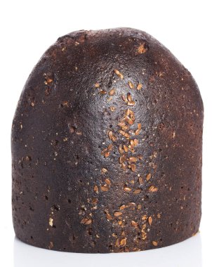 Fırın. Beyaz arka planda lezzetli ekmek