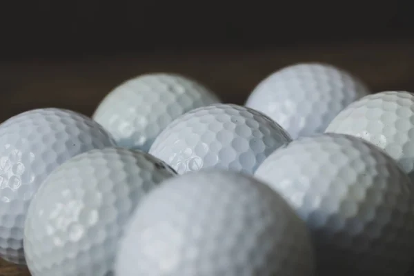 Weinig Golfballen Tafel — Stockfoto