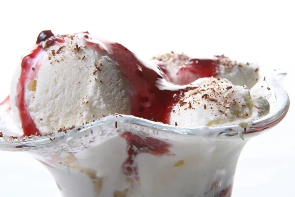 アイスクリーム食品の背景 — ストック写真