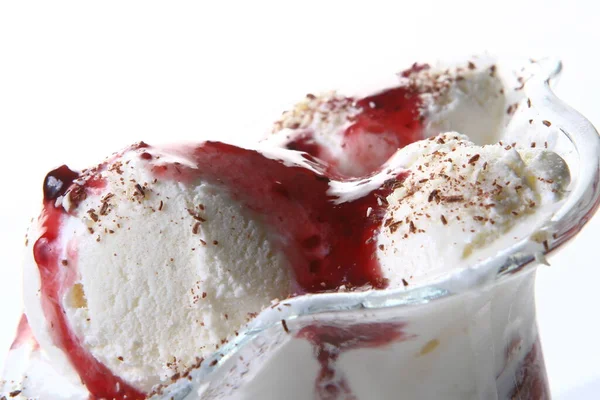 アイスクリーム食品の背景 — ストック写真