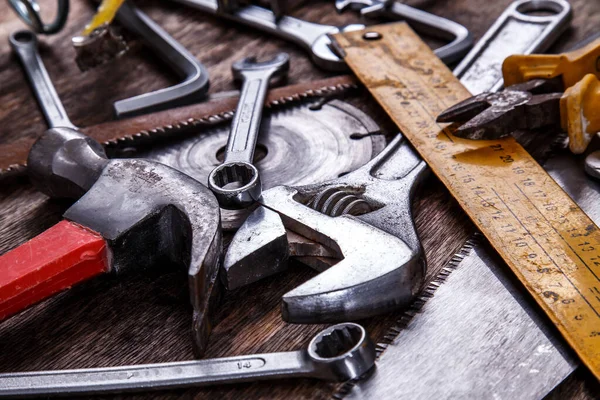 Workshop Repair Tool Set Table Stock Picture