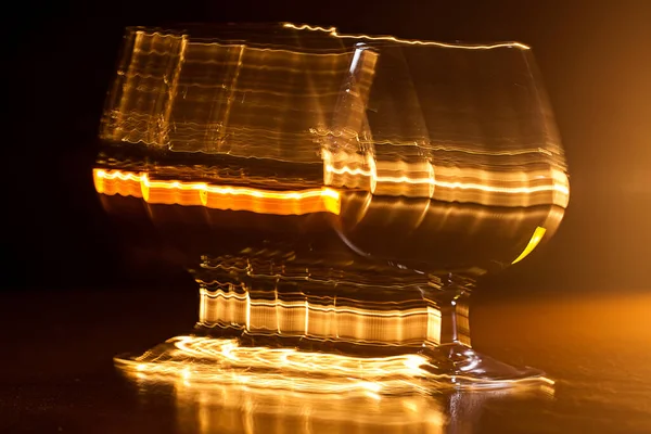 Bir Bardak Viski Yanılsamalar Yaratır — Stok fotoğraf