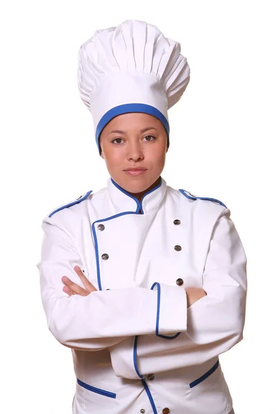 Hermosa Mujer Imágenes Chef — Foto de Stock