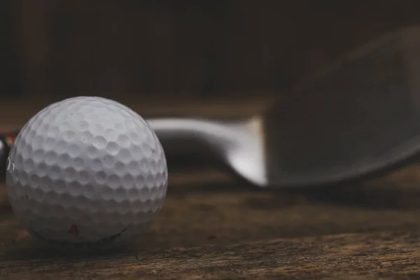 Bola Golf Atas Meja — Stok Foto
