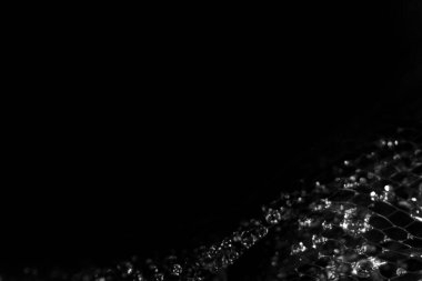 Kristal değerli taşlı soyut ağ sanatı sağ arka planda daha az sıçrama yapar