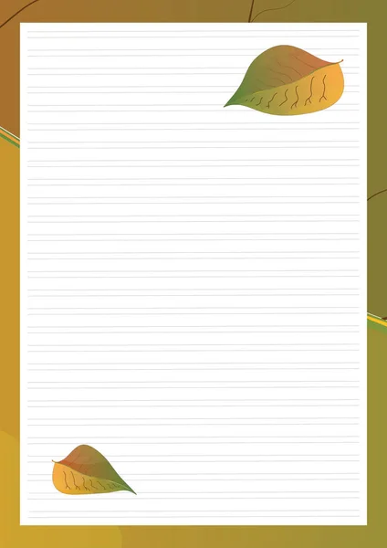 Sonbahar yaprakları ile okul Danışma arka plan.