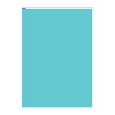 Kitap kapak şablonu. Mavi renkli kitap.