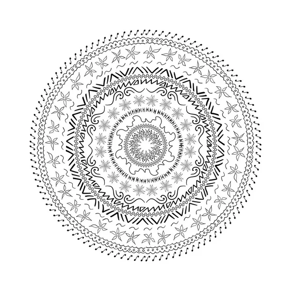 Cercle Géométrique Mandala — Image vectorielle