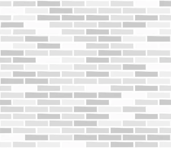 Mur Brique Texture Blanche Sans Couture — Image vectorielle