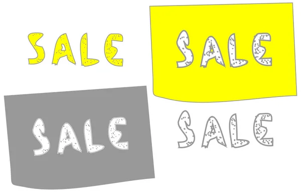 销售模板 现代字体 白色的颜色 — 图库矢量图片