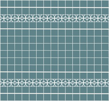 Deniz mavisi renkli veya gri mavi çinileri ile dekor çal. İç tasarım fot mutfak, banyo, tuvalet. Karo tasarımı.