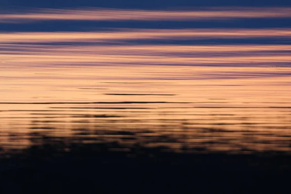 Photo Textures Sunset Vuoksa Lake Reflection — Stock Photo, Image