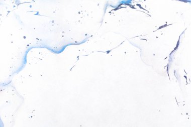 İzin verilen mavi boya beyaz arkaplan