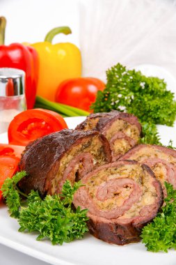 Rulo köfte domates ile