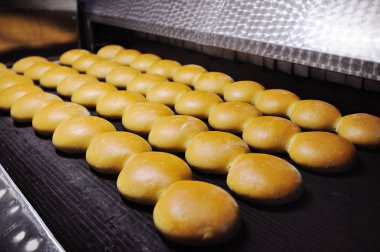 fırın dışında taze ekmek