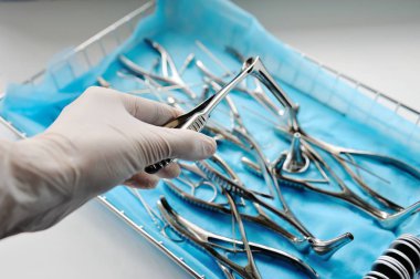 Aletleri KBB Doktor yakın çekim