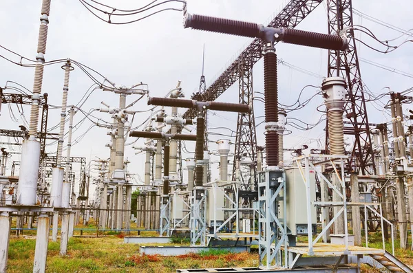 Buiten schakelinrichtingen Power — Stockfoto