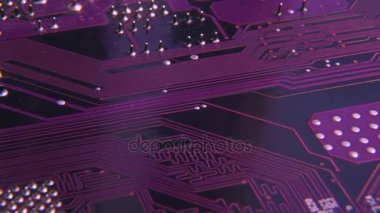 Elektronik çip yakın çekim.