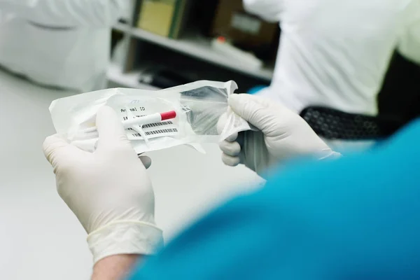 Syringe for inserting a chip for animals — Stock Photo, Image