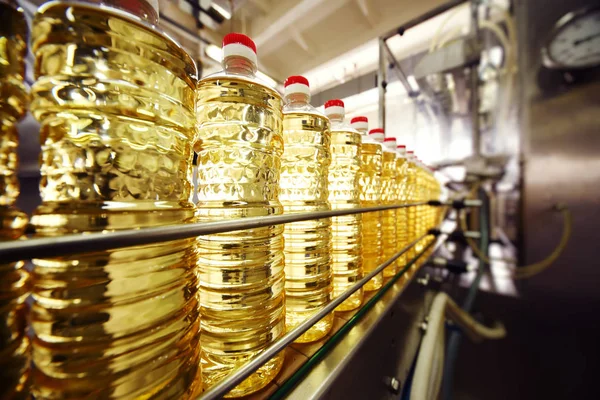 A factory for the production of sunflower oil.
