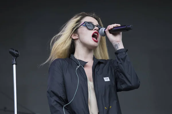 Chicago Usa Sky Ferreira Actúa Pitchfork Music Festival Ella Modelado — Foto de Stock