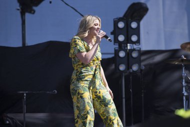 Santa Rosa, CA/USA: 6/14/2019: Lauren Alaina performs at Country Summer Music Festival. She's been nominated and won CMT and ACM awards. 