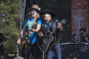Santa Rosa, CA/USA: 6/16/2019: Big & Rich aka Big Kenny and John Rich perform at Country Summer. They've been nominated for multiple CMA and AMC Awards. In 2004 they won a Billboard Music Award.