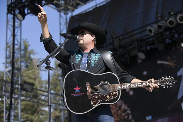 Santa Rosa, CA/USA: 6/16/2019: John Rich of Big & Rich performs at Country Summer Music Festival. They've been nominated for multiple CMA and AMC Awards. 
