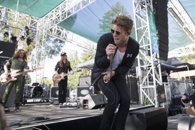 Napa, CA/USA: 5/24/19: Anderson East performs at the Bottle Rock Napa Valley Music Festival. 