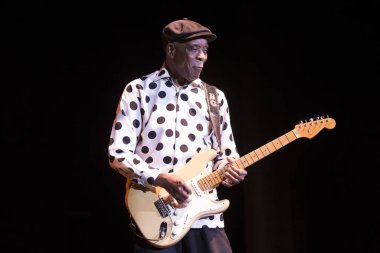 Santa Rosa, CA/USA - 4/12/19: Buddy Guy performs at the Luther Burbank Center. Guy was ranked 30th in Rolling Stone magazine's Greatest Guitarists list. He's won seven Grammy Awards. 