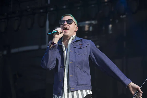 Napa Usa Benjamin Hammond Haggerty Alias Macklemore Actúa Bottlerock Napa — Foto de Stock