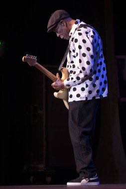 Santa Rosa, CA/USA - 4/12/19: Buddy Guy performs at the Luther Burbank Center. Guy was ranked 30th in Rolling Stone magazine's Greatest Guitarists list. He's won seven Grammy Awards. 