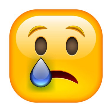 Ağlayan ifade simgesi