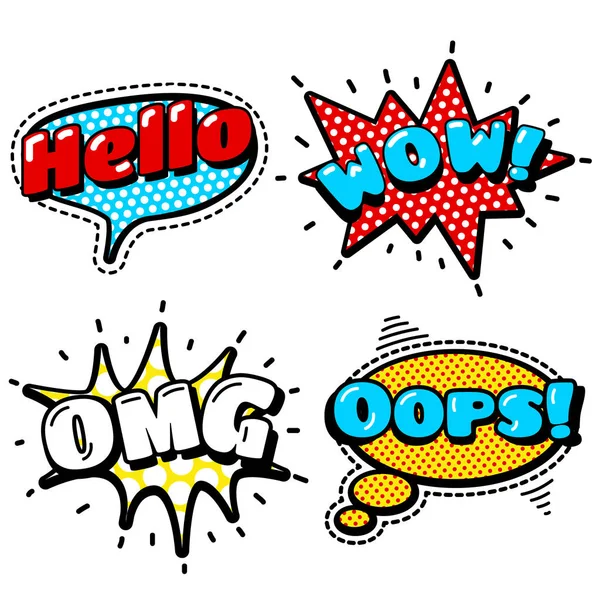 konuşma balonları yama rozetleri