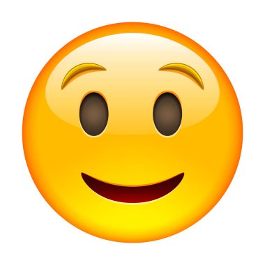 Mutlu gülümseme ifade