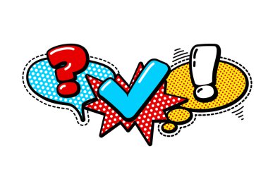 Quiz vintage rozet logosu