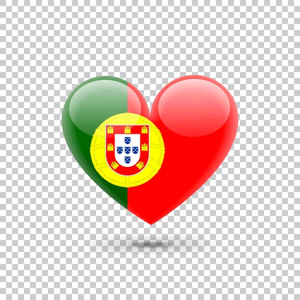 Португальская икона сердца — стоковый вектор