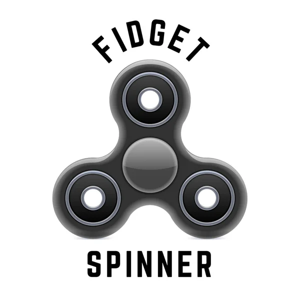 Hand Fidget Spinner Toy — Stock Vector