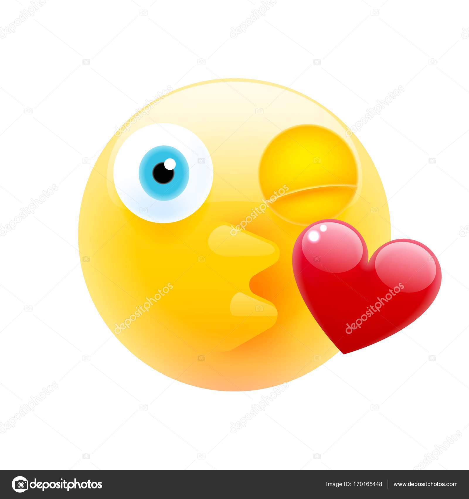 Kuss Emoticon senden ein Kuss Emoticon senden ein