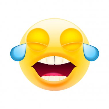 Sevinç gözyaşları ile yüz