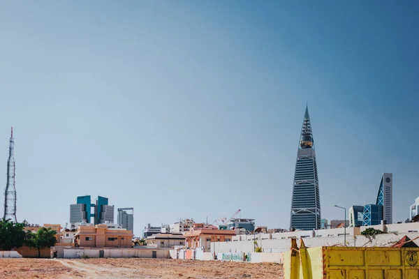Riyadh, Arabia Saudita - 6 novembre 2019: Veduta prospettica del Re Fahad Wasteland per la nuova costruzione — Foto Stock