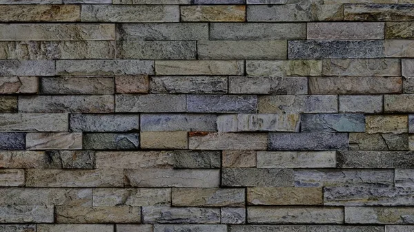 カラフルなレンガ タイル ブロック表面のデザインの背景テクスチャ — ストック写真