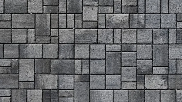 タイルレンガの壁舗装背景画像として表面テクスチャ — ストック写真